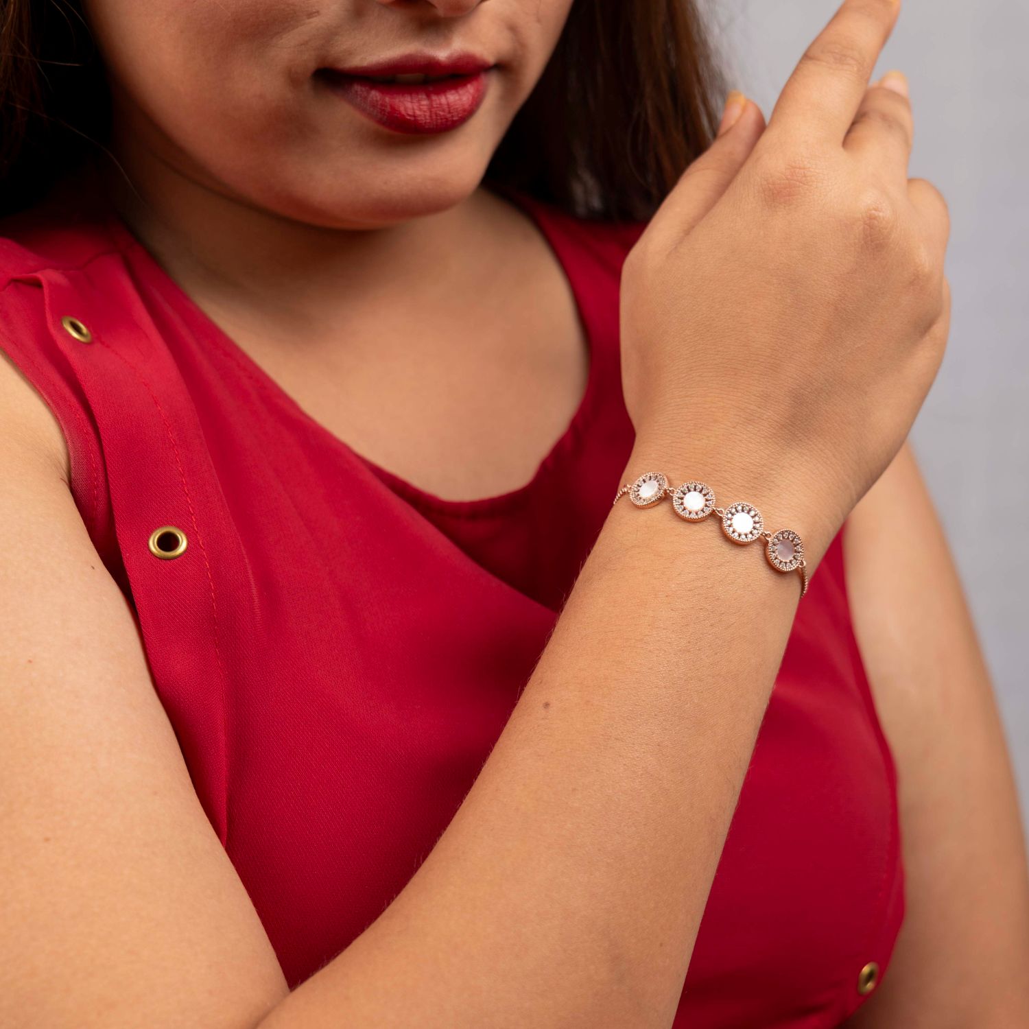 Radiant Rose Gold MOP Bracelet